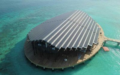Hotel ubicado en isla privada es impulsado sólo por energía solar